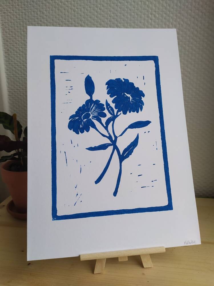 Bouquet de Fleurs Bleues