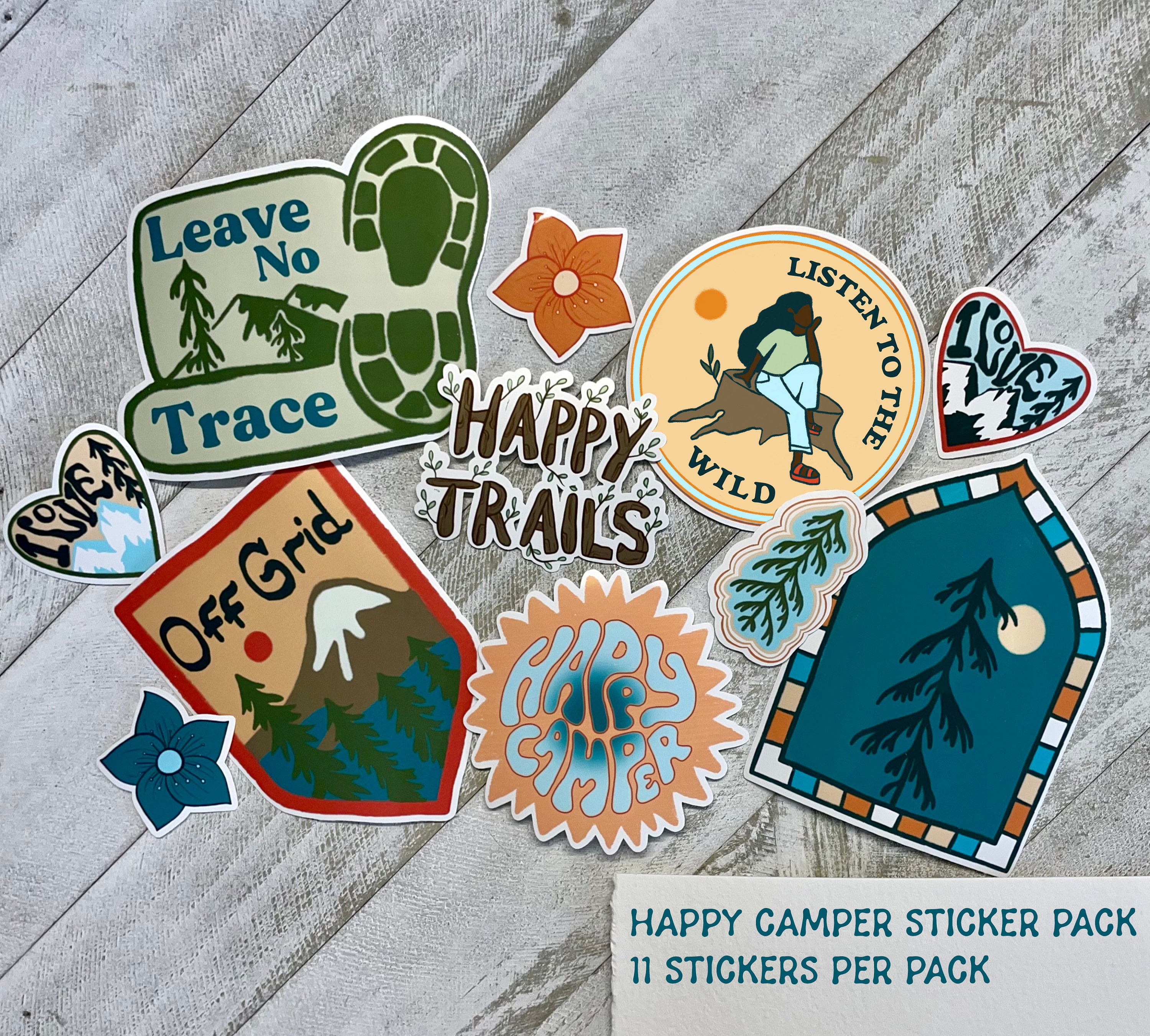 Camping Planner Stickers, Printable Camping Stickers Kit, Camping Scrapbook  Stickers, Camper Stickers, Summer Holiday Stickers, DS125 