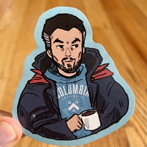 Dr. Strange Columbia Hoodie Sticker - Etsy