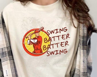 Swing Batter Batter Swing Shirt, Baseball Shirt, Baseball Tshirt, Eröffnungstag, Batter Up, Baseball Spiel T-Shirt, Baseball Geschenke, Ballpark Shirt