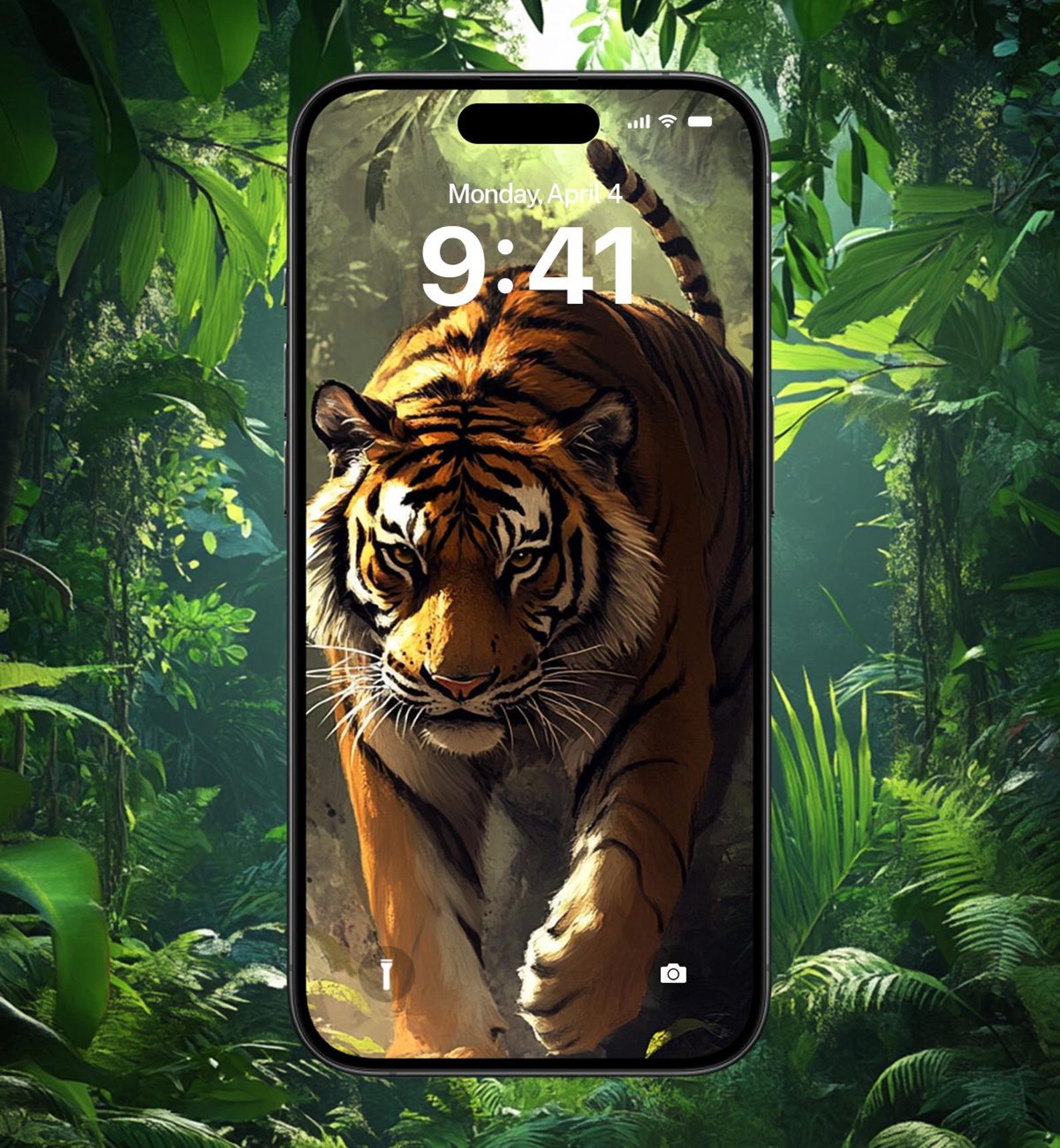 2025 iPhone Lock Screen Mockup (PSD) • Dark & Light Mode Wallpaper