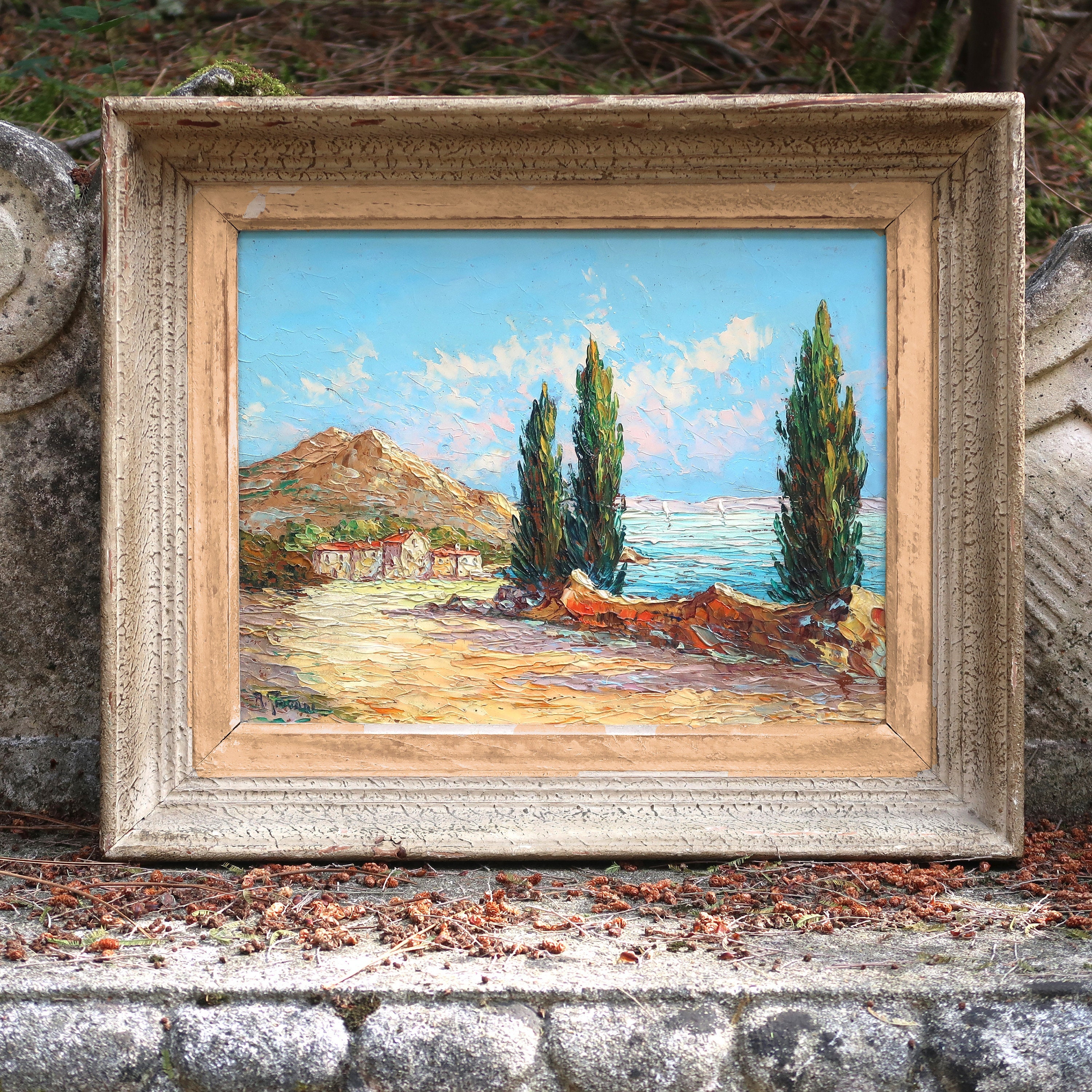 Peinture À L'huile Fin
