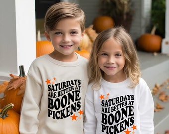 Football Game Day Kids Sweatshirt (GILDAN 18000)