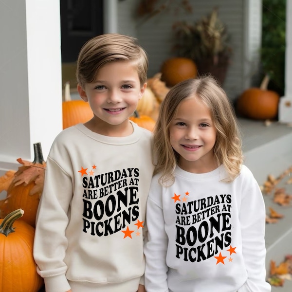 Football Game Day Kids Sweatshirt (GILDAN 18000)