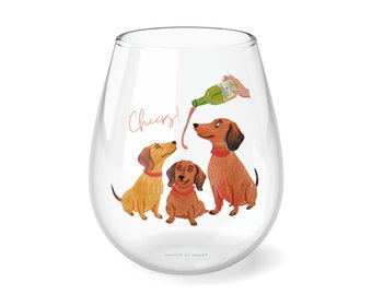 Chic Dachshund Wine Glass: A Stylish Delight for Dog Lovers!