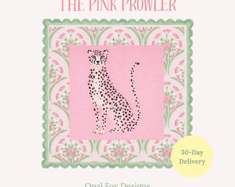 Pink Prowler Mahjong Mat
