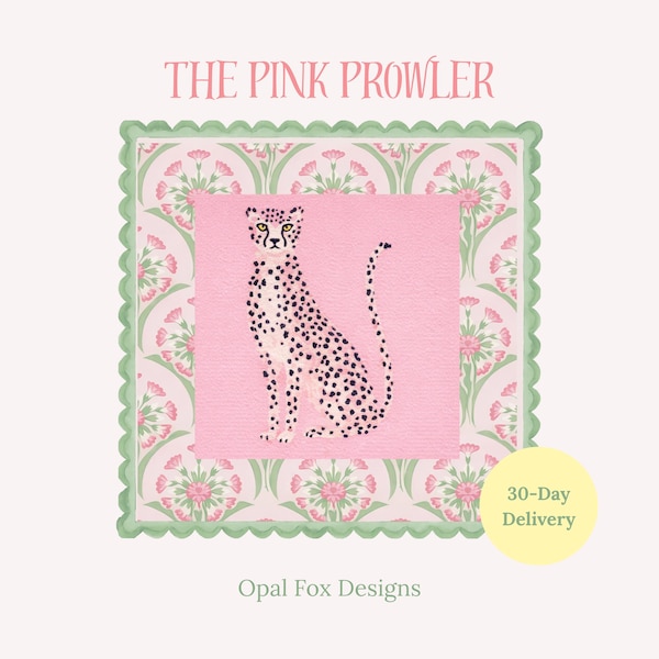 Pink Prowler Mahjong Mat