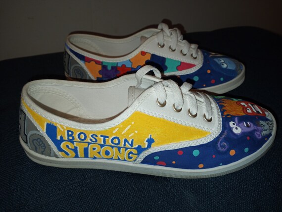 Boston Bruins Custom Name Air Jordan 4 Sneaker Style Gift For Men Women