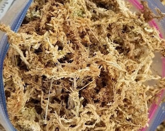 Sphagnum Moss 1 gallon bag by volume not weight. Approx. 3.5g. Great Orchid Medium.  Ohana (Family)  Growings Shop Hawaiian