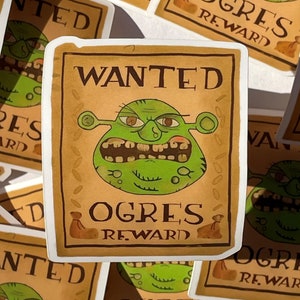 Shrek Meme Png Stickers for Sale