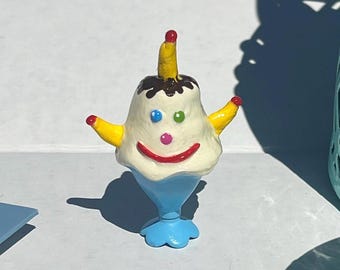 Goofy Sundae Figurine,  Handmade Figurine, Sunrise, Party, Meme, Handmade Gift, Cartoon-Themed, Funny Decor, Present, Goofy Character,
