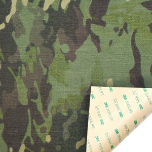 Dangerfield Arms TackGear Wrap Multicam Tropic Cordura Adesivo Envoltório 500 Denier 12 &quot;x 12&quot; Adesivo Voltar para envoltório kydex