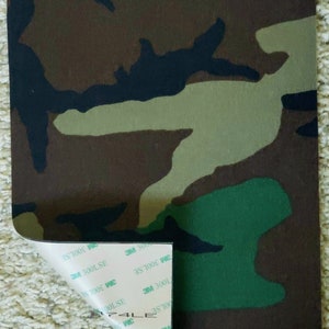 Dangerfield Arms TackGear Wrap M81 Woodland Camouflage Cordura Adhesive Wrap 500 Denier 8&quot; x 12&quot; adhesive back for kydex and other items