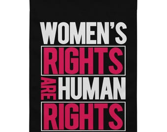Women's Rights are Human Rights Garden flag (flag only)