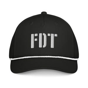 FDT Embroidered Classic Rope Cap | Richardson 258 Anti-Trump F**k D. Trump Hat