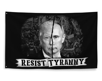 Resist Tyranny Flag - Single Sided