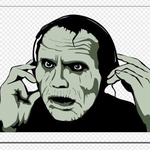 Bub - Tag der Toten .SVG - Inspiriert von 1985 Zombie Film Vektor Digitaler Download Sherman Howard als Bub