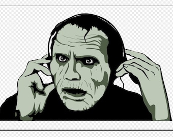 Bub - Day of the Dead .SVG - Inspired By 1985 Zombie Movie Vector Digital Download Sherman Howard as Bub