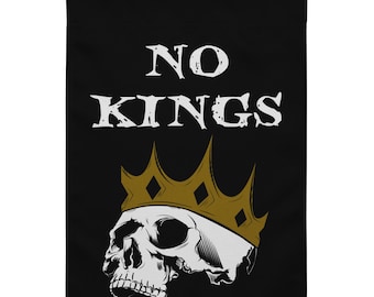 No Kings Garden flag