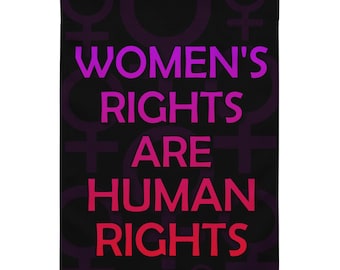 Women's Rights are Human Rights Garden flag (flag only)