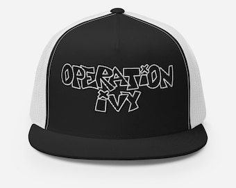 Embroidered Operation Ivy Classic Trucker Cap OpIvy
