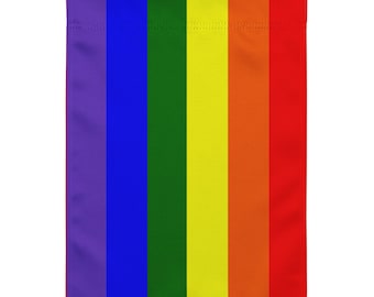 Pride Garden flag with Pole hem