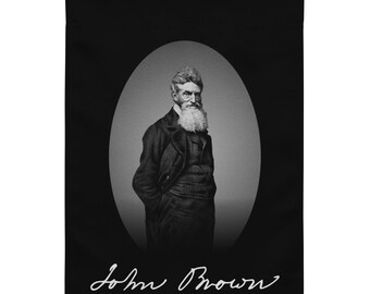 Old John Brown the Abolitionist Portrait Garden flag (flag only)