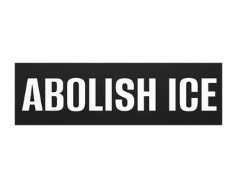 Abolish ICE Car magnet