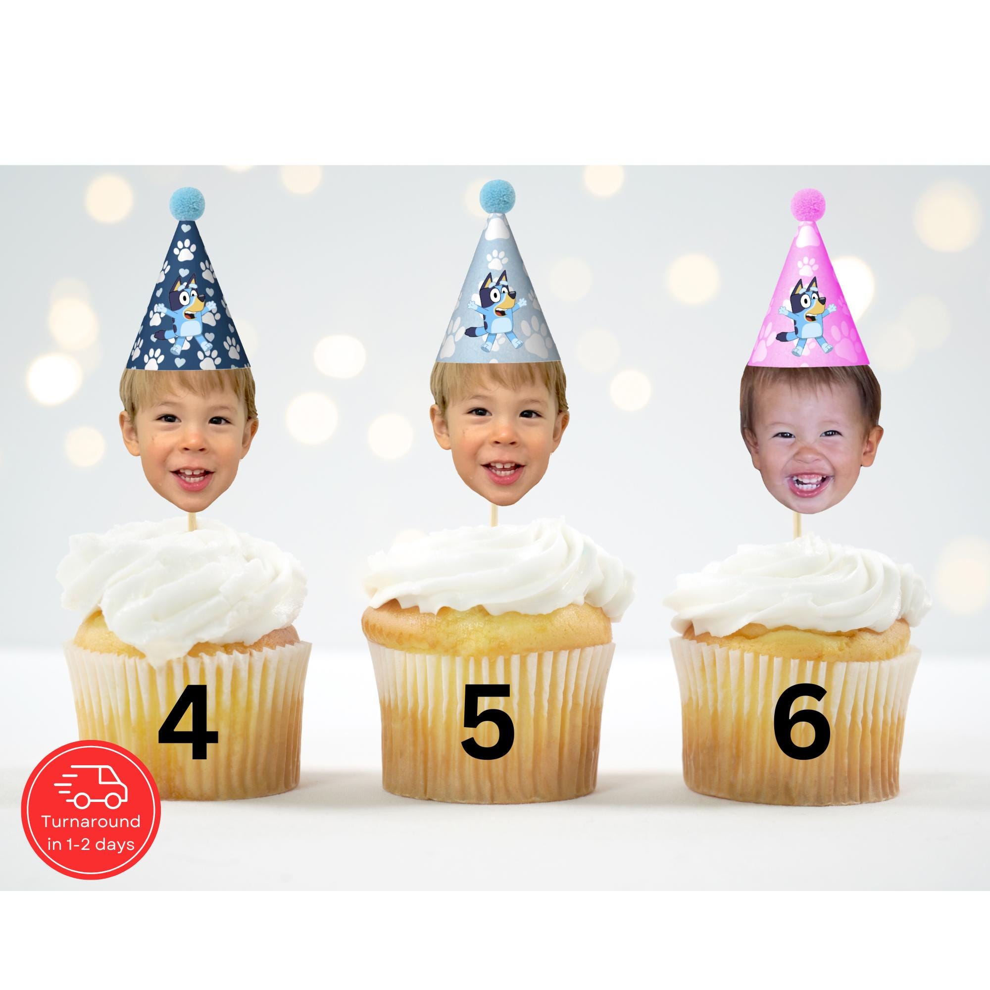 Face Cupcake Toppers