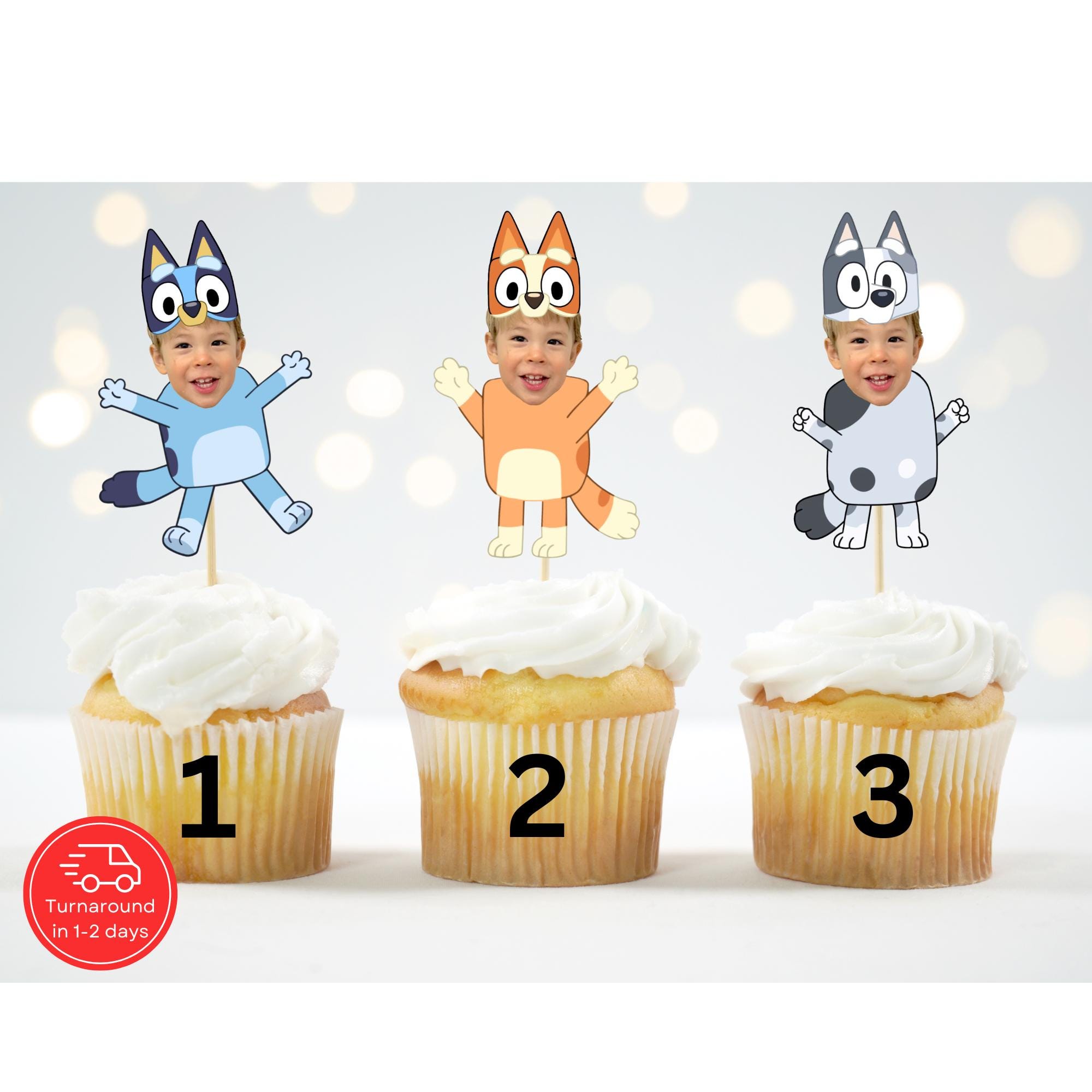 Face Cupcake Toppers