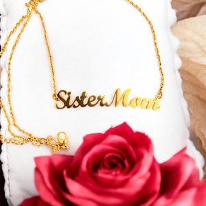 Sister Mom Necklace- Elegant Gift for Mothers, Mentors, and Legacy Members