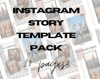 Plantilla de historia de Instagram de Canva / Plantilla de redes sociales / Plantilla de influencer / Plantilla de Canva para pequeñas empresas