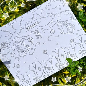 Cute Spring Critters Coloring Pages | Kawaii Art (Digital Download) image 5