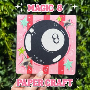 Magic 8 Ball Paper Craft Kit | Cute Adult Craft Kit | Diy Kit for Crafting | Crafts for Adults