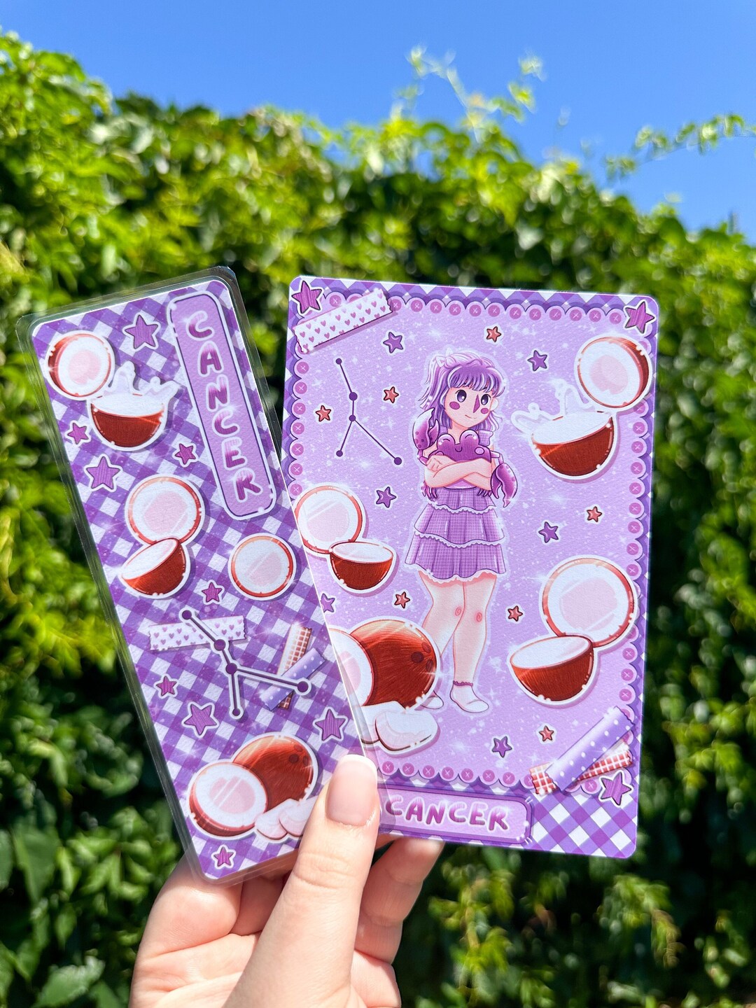 Cancer Zodiac Kawaii Art Print Kawaii Room Decor for the Zodiacs Cute