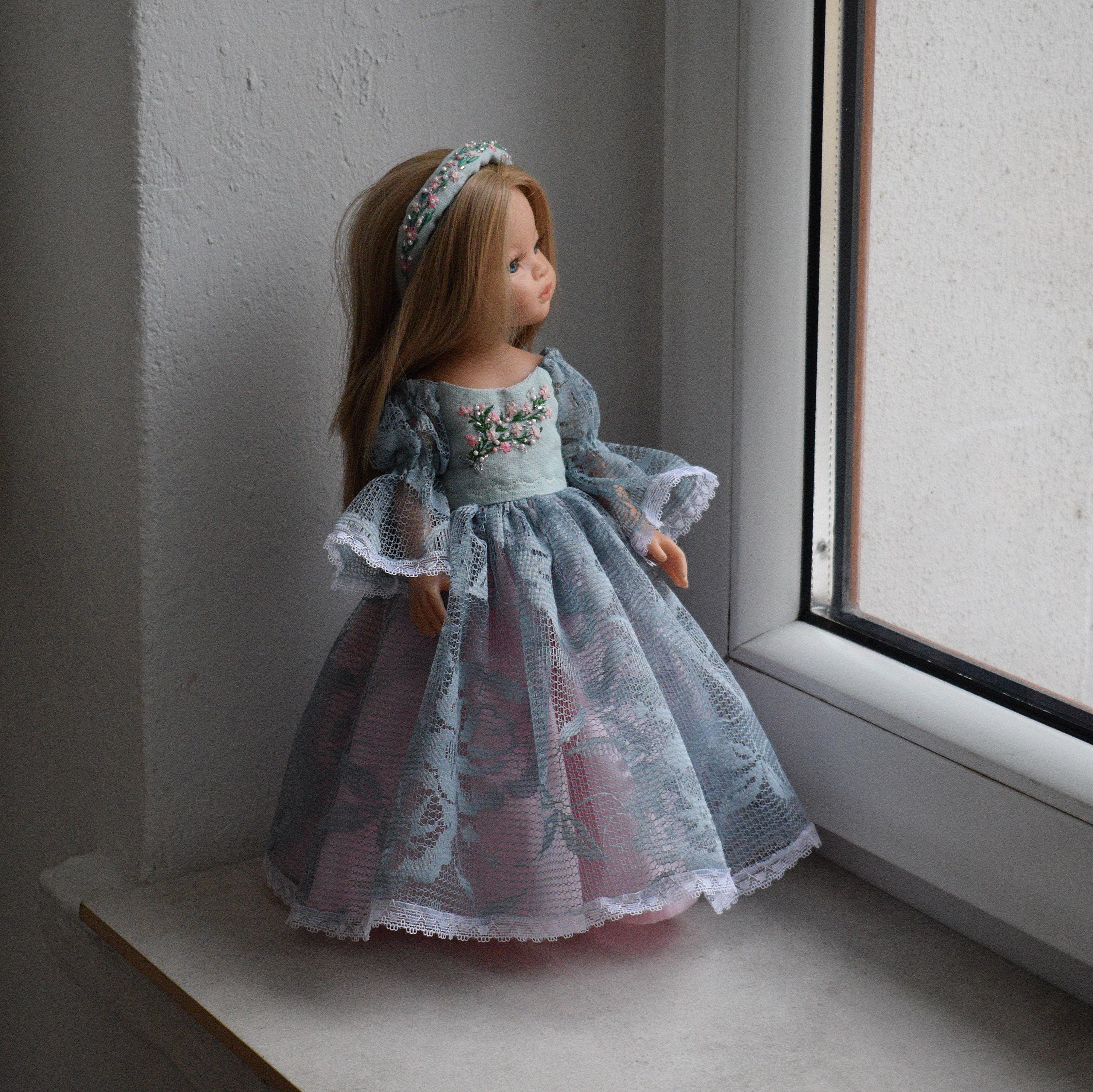 Blue Heirloom Dress With Lace - Etsy UK