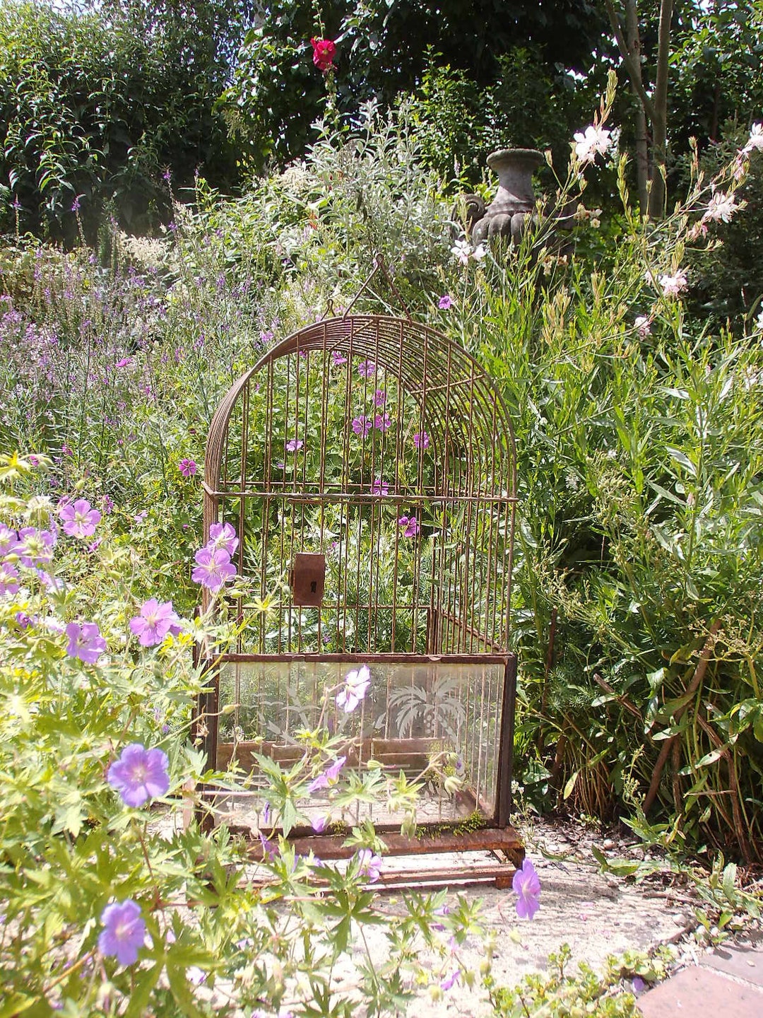 Bird Cage Rust Garden 30er Rankhilfe Brocante Shabby Etsy