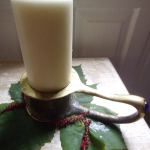 Massiv Bronze Messing Kerzenhalter Kerzenständer Schale Gefäß Ritual