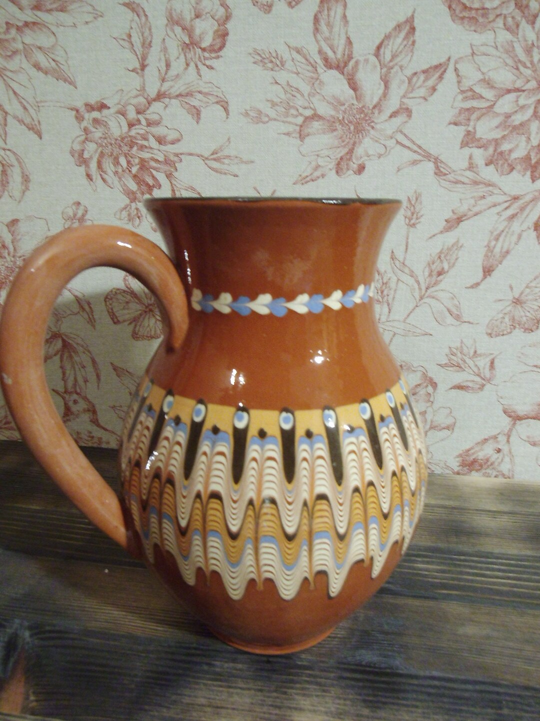 Clay Pot Jug Clay Jug Flower Vase Vase Flowerpot Boho Mid - Etsy
