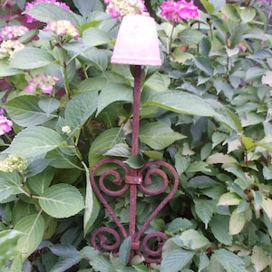 Eisenstab Pflanzstab Eisen Gartenstab Dekostab Insekten Gartendeko Haltestab Landhaus Cottage