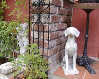 Rankgerüst Gitterkorb Gitter Rankhilfe Eisen Alt Shabby Terrasse Garten Übertopf Pflanzkasten Kletterpflanze Kletterhilfe Landhaus Cottage