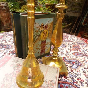 Tischglocke Messing Glocke Handglocke Weihnachtsglocke Brocante Weihnachten Klingel Landhaus Cottage