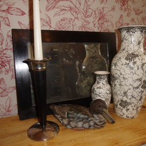 Antiker Spiegel Shabby Wandspiegel Holzrahmen Home Decor Interior Landhaus Country House Cottage