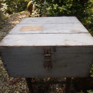 Original Militär WK II Soldatenkiste Wehrmacht Holzkiste Holzkasten Deckelkiste Kiste Holz