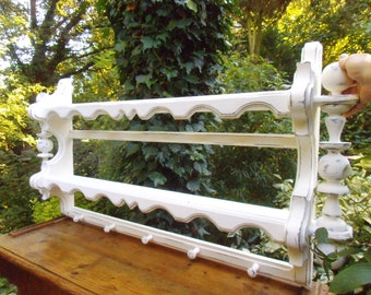 Massives Lärche Hängeregal Küche Regal Vollholz Wandregal  Handarbeit Küchenregal Shabby  Vintage Rarität Landhaus