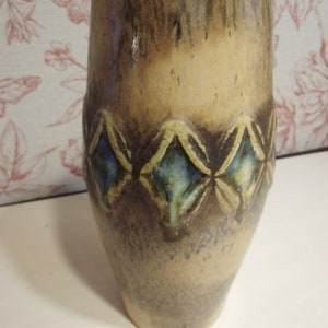 Blumenvase Vase Keramikvase Keramik Shabby Chic Brocante Vintage 50er Jahre Landhaus Cottage