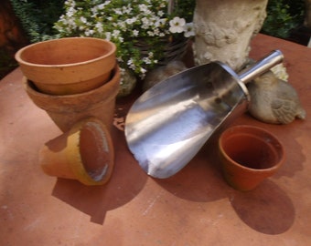 Schaufel Schippe Handschaufel Metallschaufel Vogelfutter Futter Futterschaufel Landhaus Cottage