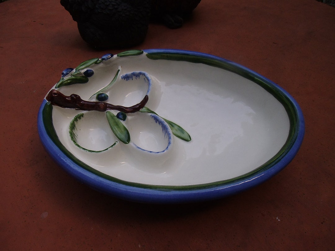 Buy Antipasti Schssel Salatschssel Vorspeisen Oliven Handarbeit  Handbemalt Umbrien Citta Di Castello Pastateller Tpferei Italien Online in  India - Etsy