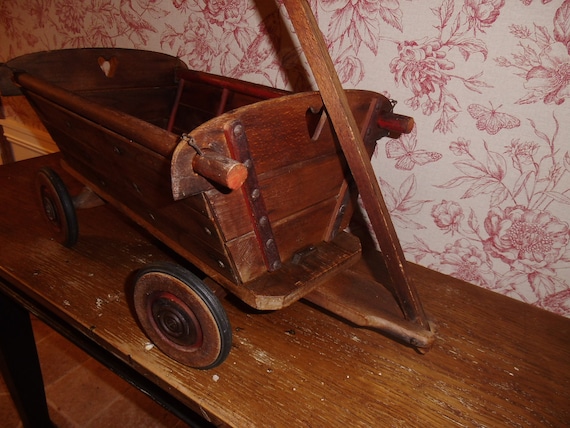 Antik Bollerwagen Leiterwagen Puppenwagen Handwagen Wagen Kinderwagen  Teddybr Holzwagen Spielzeug Raritt Alt Rar Nostalgie Antiquitt - Etsy