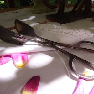 Gebäckzange WMF Versilbert Zange Brocante Vintage Kekse Plätzchen Petite Four Muffin